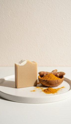 صابون زردچوبه مهتاب (ضد لک و روشنکننده قوی) | درمان جای جوش و آکنه