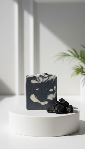 صابون زغال فعال و درخت چای مهتاب | ضد جوش و پاککننده عمیق منافذ