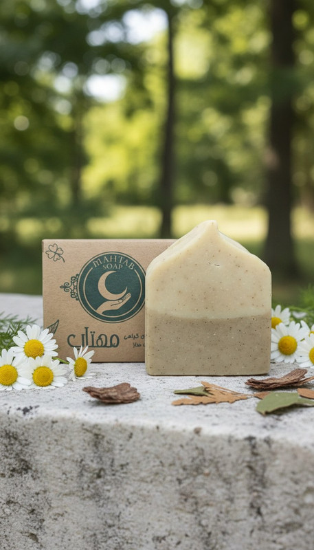 شامپو بار سدر و بابونه مو مهتاب | ضد ریزش و تقویتکننده ۱۰۰٪ گیاهی