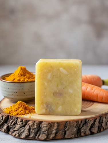 صابون هویج زردچوبه مهتاب | روشنکننده و ضد لک قوی گیاهی